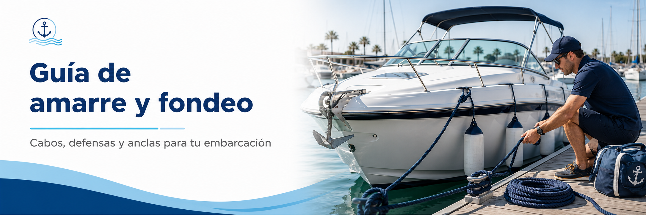 Guía de amarre y fondeo para barcos